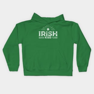 Irish you should Kiss me already Funny Vintage T-shirt Kids Hoodie